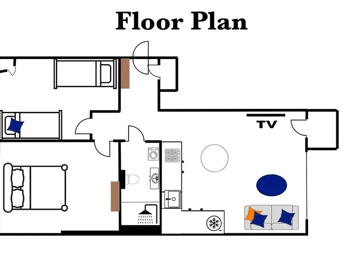 Luxury Floor, Balcony And Easy 24h Check-in Appartement *